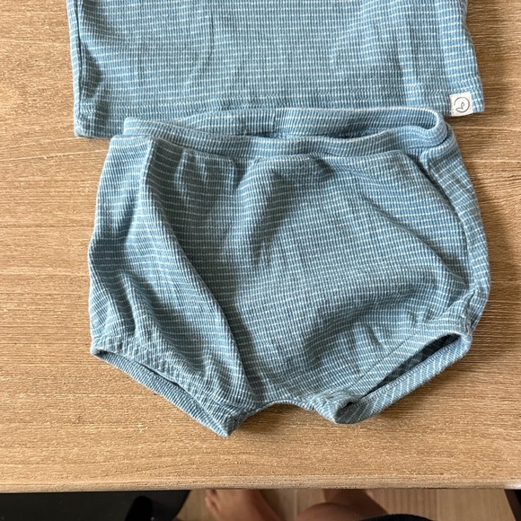 Stylish Blue Kids Sleeveless Set - Picture 4 of 4